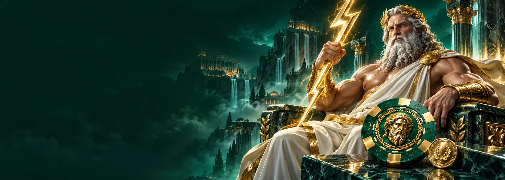Savaspin Casino Zeus mit Blitz
